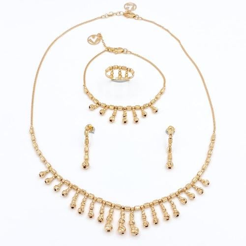 (222.SE)طقم ذهب لازوردي عيار 21