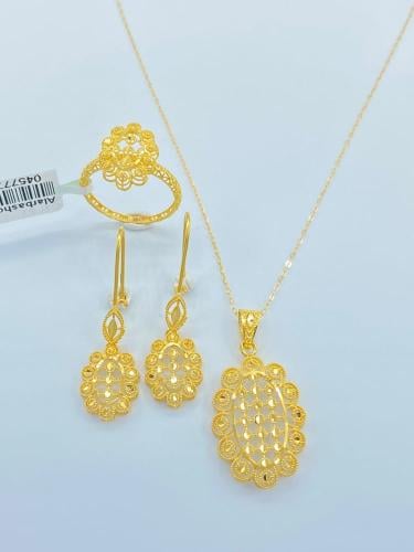 نصف طقم ذهب عيار 21