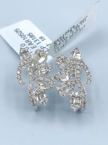 (024.DE)حلق الماس طبيعي