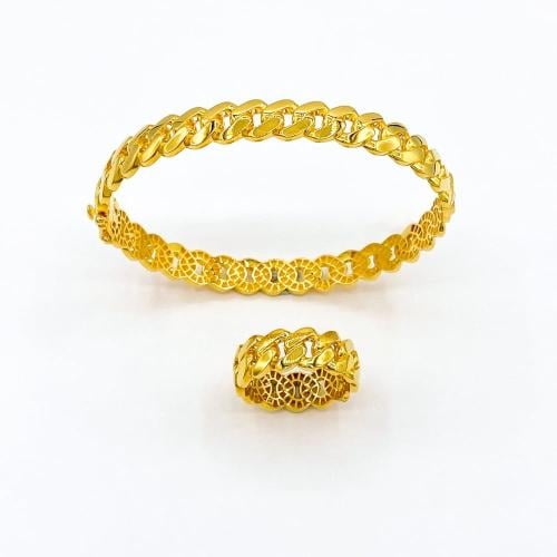 (317.BR)اسواره مع خاتم ذهب عيار 21