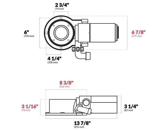 قاعدة كرسي افرنجي مع فرامة 24v موديل TMC 504-02994...