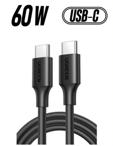 كيبل USB C الى USB C بقدرة 60 واط بطول 1 متر،