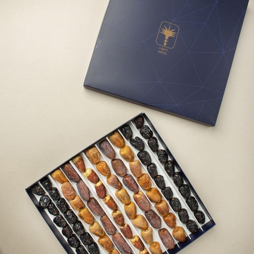 بوكس الضيافة الفاخر تمور مشكلة 1200 جرام