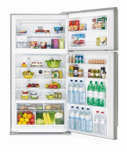 ثلاجة هيتاشي سعة الثلاجة 15.7 قدم المجمد 5.5 قدم س...