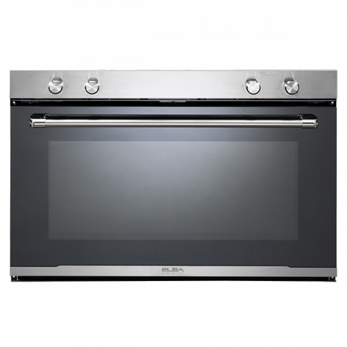 فرن بلت ان غاز ايطالي 90 سم 6 وظائف ستانلس ستيل وأ...