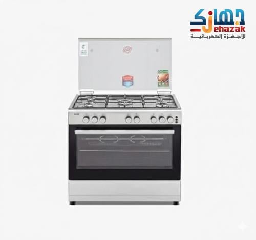 فرن اوسكار غاز 60*90 – 5 شعلات – ستيل تركي