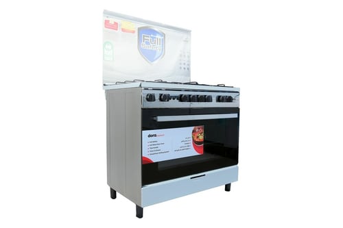 فرن دورا اليجانت غاز 5 عيون 90×60 امان كامل وش است...