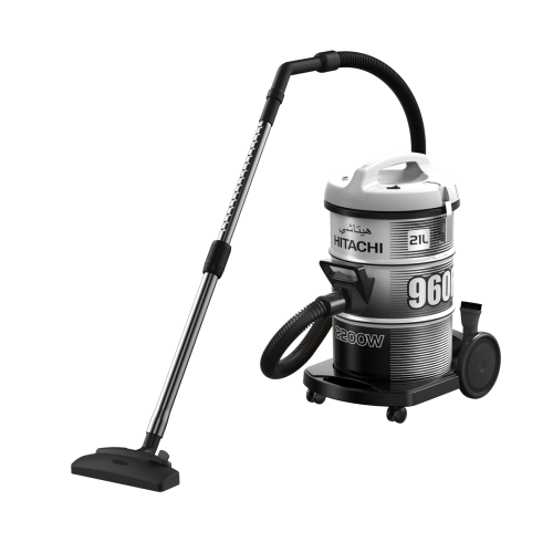 مكنسة برميل هيتاشي 21 لتر 2.200 واط (فضي) CV-960FS...