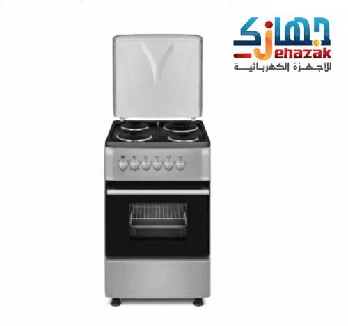 فرن GVC PRO كهرباء 4عيون حجر تركي ( سليفر اسود ) -...