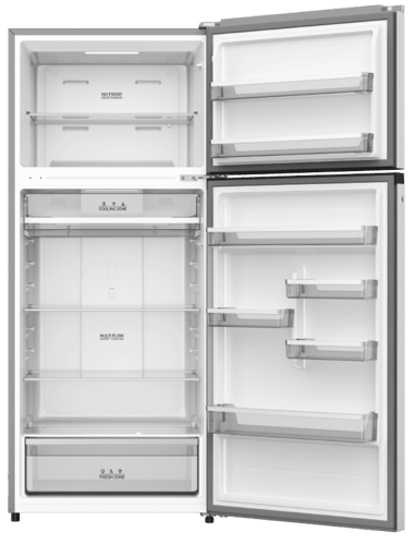 ثلاجة هاس سعة الثلاجة 15 قدم الفريزر 4.2 قدم سلفر...