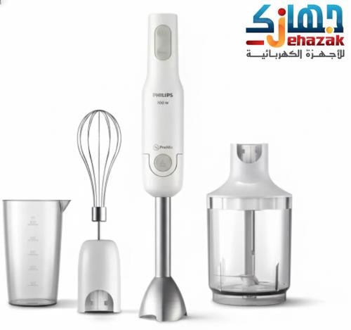 هاند بلندر فيليبس سرعتين 500 مل 700 واط ابيض HR254...