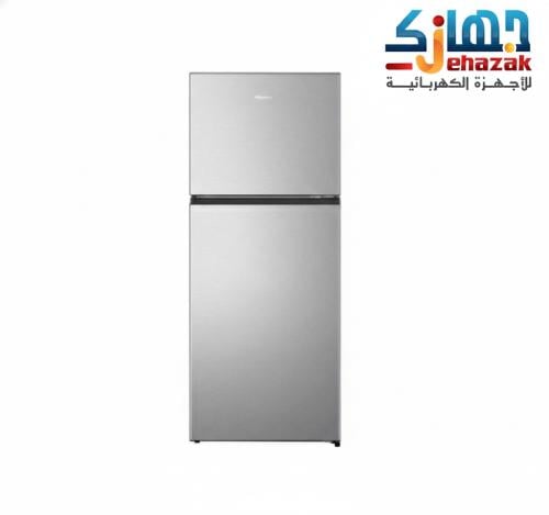 ثلاجة هايسنس بابين بفريزر علوي، صافي سعة 37-RT48W2...