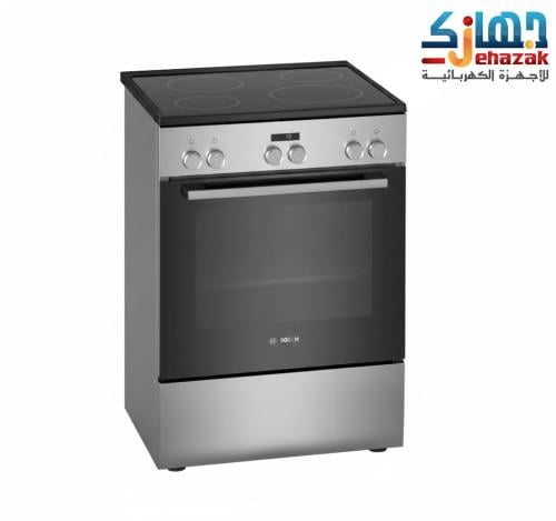فرن كهرباء بوش 4 عيون 60 سم استيل مع مروحة كود الم...
