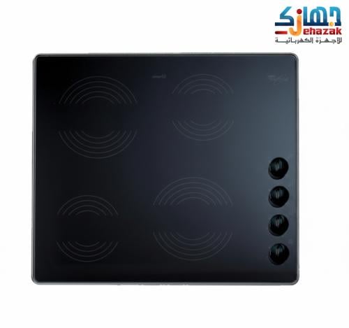 موقد سيراميك ويرلبول 58 سم، 4 شعلات، مفاتيح التحكم...