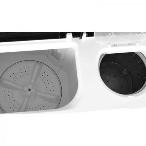 غسالة كاندي حوضين 10 كيلو – أبيض/رمادي