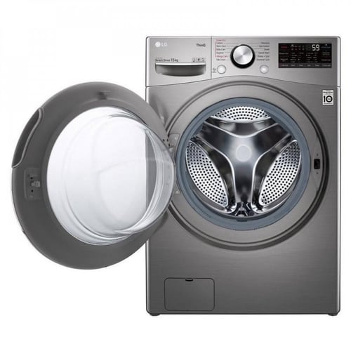 إل جي غسالة تعبئة أمامية، 15 كيلو، بخار، واي فاي،...
