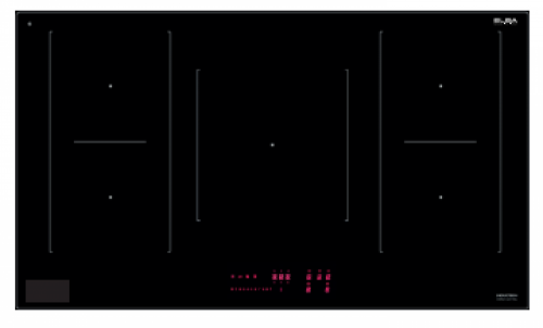 فرن سطح البا 5 شعلة لمس 90سم (EIN 905-XF