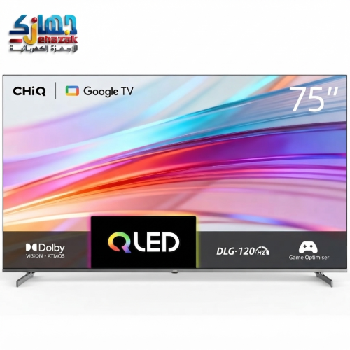 شاشة سمارت تشيك 75 بوصة اوامر صوتية 4K -GOOGLE TV-QLED كود الموديل: U75QM10S