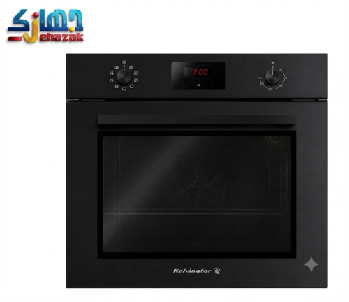 فرن بلت ان كهرباء كلفنيتور 60سم 9 وظائف مع مروحة اسود كود الموديل: KRBO-E9SDFE9-M674/BM