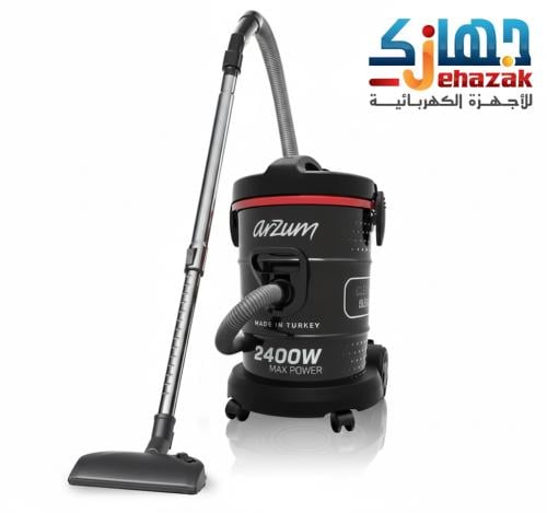 مكنسة برميل ارزوم 21 لتر 2400 واط اسـود ( تركي ) A...