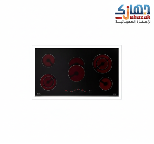 إلبا سطح كهرباء بلت ان سيراميك, 5 عين, 90 سم, شعلة...