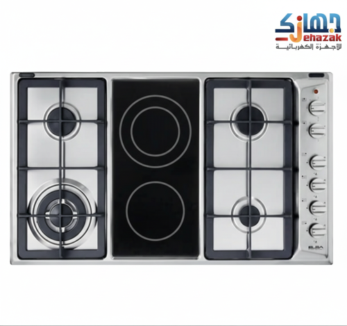 سطح البا بلت ان 4 شعلة غاز 2 شعلة سيراميك 90سم AS...