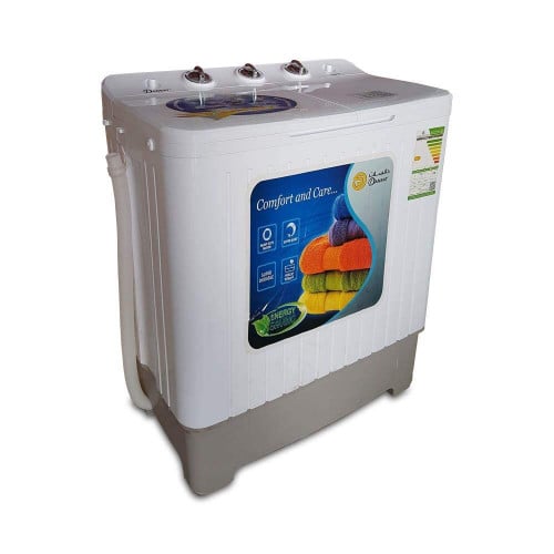 غسالة دانسات حوضين سعة 7 كيلو ، ابيض