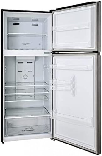 ثلاجة هاس ، 2 باب ، 14.9 قدم ، 422 لتر ، فضي