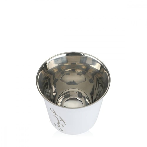 حافظة قهوة ( عربية ) مع كوبين من الاستيل باللون ال...