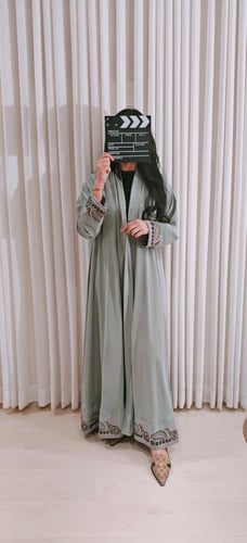 عباية كلوش تطريز كمبيوتر من درة ميسان!