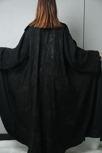 عباية نص كلوش كريستال