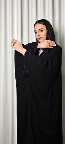 Black soft cloak