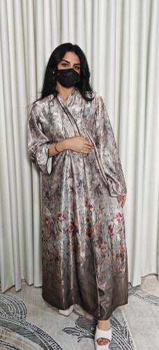 عباية قماش صيفي حرير مشجر