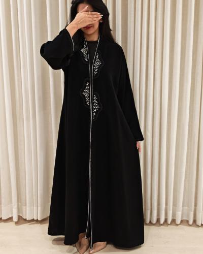 عباية شك بلنن هندي فاخر من درة ميسان!