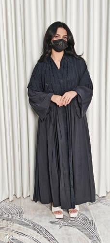 عباية صيفيه جاكار مع حرير ياباني - عبايات درة