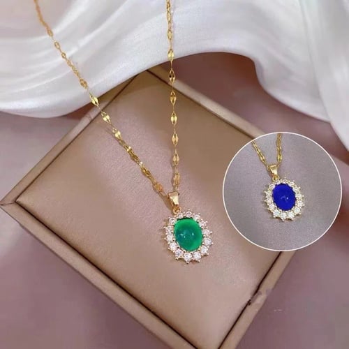 سلسال بتصميم جميل يتغير اللون حسب الاضاءة