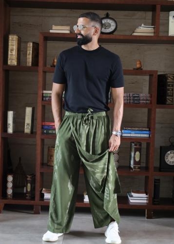 إزرهـ بنقشة اللون الاخضر الفاتح