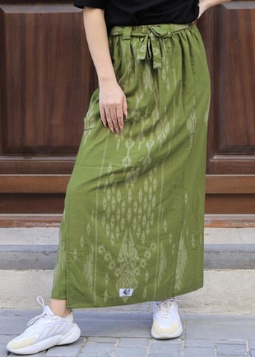 إزرهـ بنقشة اللون اخضر فاتح للجنسين