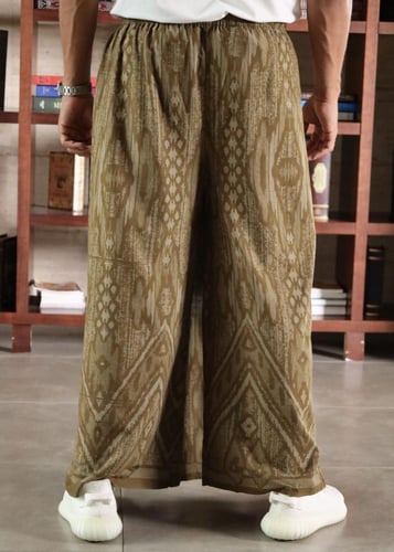 إزرهـ بنقشة اللون الزيتي للجنسين