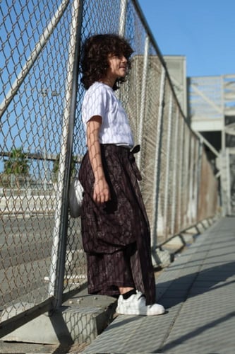 إزرهـ بنقشه لون بني للأطفال