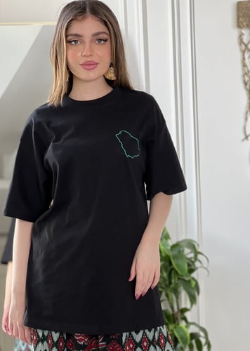 تي شيرت Saudi Arabia أسود