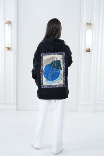 Oversized Black Hoodie