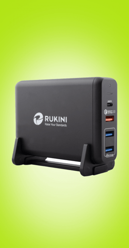 منصة شحن من شركة روكيني الامريكية 4 مخارج - 90 وات...