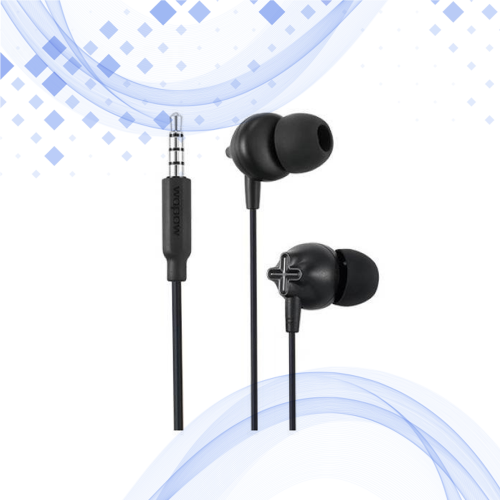 اوبو _ سماعات ستيريو أي يو 03 الرياضية - أسود