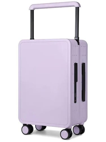 شنطة كابينة الطائرة لون موف بفتحة لابتوب Laptop مق...