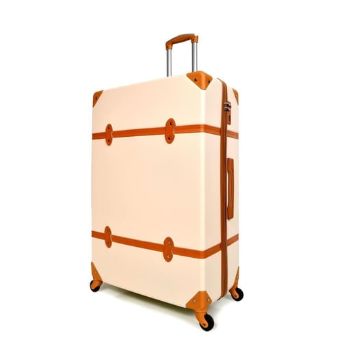 طقم حقائب سفر بعجلات من 5 قطع و 7 قطع بيج بني