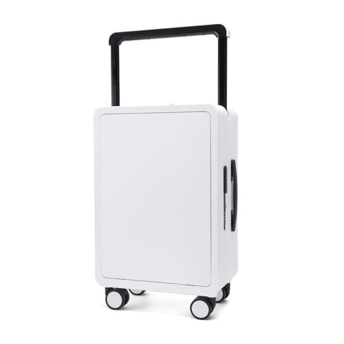 شنطة كابينة الطائرة لون أبيض بفتحة لابتوب Laptop م...