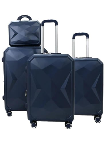 مورانو تشكيلة شنط سفر فايبر 4 قطع بعدة الوان