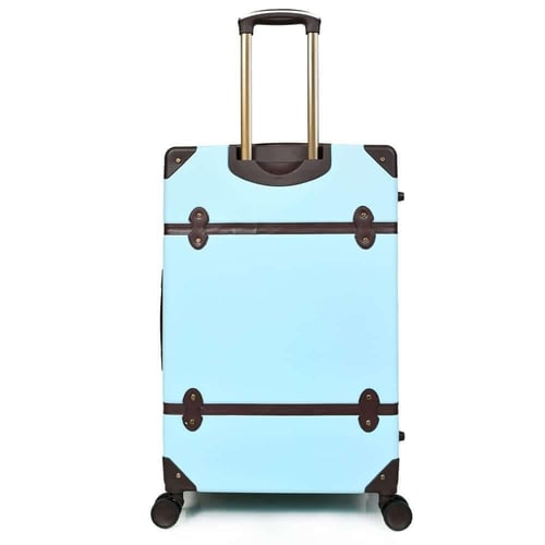 شنط سفر فايبر كلاسيكية – طقم 4 قطع لون سماوي