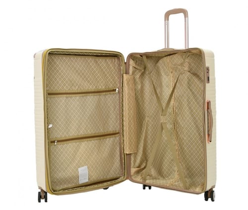 طقم حقائب سفر مخطط بجوانب 4 قطع سحب كبيرة + 2 قطع...